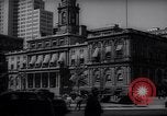 Standbild Die Tammany Hall Rathaus und Stadthalle New York City USA, 1937, aus Sekunde 37 historischem Filmmaterial Videoclip 65675035827