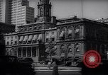 Standbild Die Tammany Hall Rathaus und Stadthalle New York City USA, 1937, aus Sekunde 38 historischem Filmmaterial Videoclip 65675035827