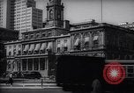 Standbild Die Tammany Hall Rathaus und Stadthalle New York City USA, 1937, aus Sekunde 39 historischem Filmmaterial Videoclip 65675035827