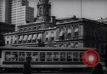 Standbild Die Tammany Hall Rathaus und Stadthalle New York City USA, 1937, aus Sekunde 40 historischem Filmmaterial Videoclip 65675035827