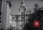 Standbild Die Tammany Hall Rathaus und Stadthalle New York City USA, 1937, aus Sekunde 59 historischem Filmmaterial Videoclip 65675035827