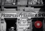 Image of barber shop New York United States USA, 1939, second 30 stock footage video 65675035837