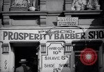Image of barber shop New York United States USA, 1939, second 31 stock footage video 65675035837
