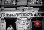 Image of barber shop New York United States USA, 1939, second 36 stock footage video 65675035837