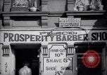 Image of barber shop New York United States USA, 1939, second 39 stock footage video 65675035837