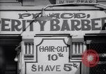 Image of barber shop New York United States USA, 1939, second 47 stock footage video 65675035837