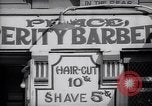 Image of barber shop New York United States USA, 1939, second 49 stock footage video 65675035837