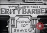 Image of barber shop New York United States USA, 1939, second 53 stock footage video 65675035837