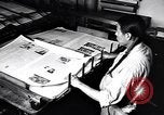 Image of Los Alamos Times Newspaper printing operation New Mexico United States USA, 1949, second 24 stock footage video 65675035849