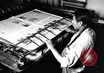 Image of Los Alamos Times Newspaper printing operation New Mexico United States USA, 1949, second 25 stock footage video 65675035849