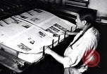 Image of Los Alamos Times Newspaper printing operation New Mexico United States USA, 1949, second 28 stock footage video 65675035849