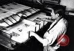 Image of Los Alamos Times Newspaper printing operation New Mexico United States USA, 1949, second 29 stock footage video 65675035849