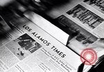 Image of Los Alamos Times Newspaper printing operation New Mexico United States USA, 1949, second 31 stock footage video 65675035849