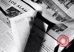 Image of Los Alamos Times Newspaper printing operation New Mexico United States USA, 1949, second 32 stock footage video 65675035849