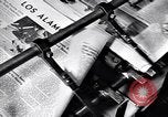 Image of Los Alamos Times Newspaper printing operation New Mexico United States USA, 1949, second 36 stock footage video 65675035849