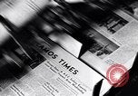 Image of Los Alamos Times Newspaper printing operation New Mexico United States USA, 1949, second 38 stock footage video 65675035849