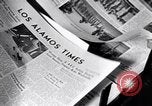 Image of Los Alamos Times Newspaper printing operation New Mexico United States USA, 1949, second 39 stock footage video 65675035849