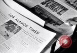 Image of Los Alamos Times Newspaper printing operation New Mexico United States USA, 1949, second 40 stock footage video 65675035849