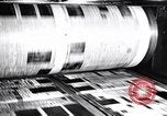 Image of Los Alamos Times Newspaper printing operation New Mexico United States USA, 1949, second 59 stock footage video 65675035849