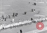 Image of track events between the USA and Britain London England United Kingdom, 1936, second 16 stock footage video 65675035855