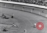 Image of track events between the USA and Britain London England United Kingdom, 1936, second 26 stock footage video 65675035855