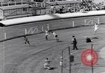 Image of track events between the USA and Britain London England United Kingdom, 1936, second 57 stock footage video 65675035855