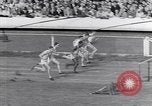 Image of track events between USA and Britain London England United Kingdom, 1936, second 6 stock footage video 65675035856