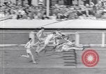 Image of track events between USA and Britain London England United Kingdom, 1936, second 12 stock footage video 65675035856