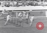 Image of track events between USA and Britain London England United Kingdom, 1936, second 16 stock footage video 65675035856