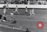 Image of track events between USA and Britain London England United Kingdom, 1936, second 23 stock footage video 65675035856