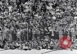 Image of track events between USA and Britain London England United Kingdom, 1936, second 28 stock footage video 65675035856