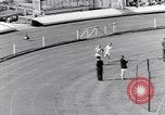 Image of track events between USA and Britain London England United Kingdom, 1936, second 33 stock footage video 65675035856