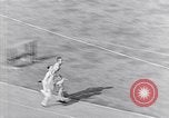 Image of track events between USA and Britain London England United Kingdom, 1936, second 38 stock footage video 65675035856