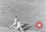 Image of track events between USA and Britain London England United Kingdom, 1936, second 39 stock footage video 65675035856