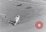 Image of track events between USA and Britain London England United Kingdom, 1936, second 44 stock footage video 65675035856
