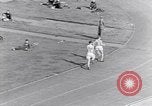 Image of track events between USA and Britain London England United Kingdom, 1936, second 45 stock footage video 65675035856