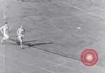 Image of track events between USA and Britain London England United Kingdom, 1936, second 53 stock footage video 65675035856