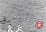 Image of track events between USA and Britain London England United Kingdom, 1936, second 55 stock footage video 65675035856