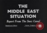 Standbild Die Suez-krise 1956 Suezkanal Ägypten, 1956, aus Sekunde 4 historischem Filmmaterial Videoclip 65675035864