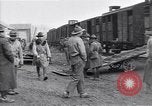 Image of American soldiers reach a French railroad station World War 1 France, 1917, second 4 stock footage video 65675035882