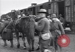 Image of American soldiers reach a French railroad station World War 1 France, 1917, second 7 stock footage video 65675035882