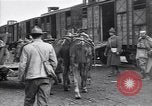 Image of American soldiers reach a French railroad station World War 1 France, 1917, second 9 stock footage video 65675035882