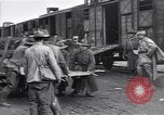 Image of American soldiers reach a French railroad station World War 1 France, 1917, second 10 stock footage video 65675035882