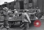 Image of American soldiers reach a French railroad station World War 1 France, 1917, second 11 stock footage video 65675035882