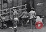Image of American soldiers reach a French railroad station World War 1 France, 1917, second 13 stock footage video 65675035882