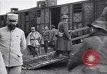 Image of American soldiers reach a French railroad station World War 1 France, 1917, second 21 stock footage video 65675035882