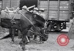 Image of American soldiers reach a French railroad station World War 1 France, 1917, second 35 stock footage video 65675035882