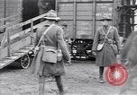 Image of American soldiers reach a French railroad station World War 1 France, 1917, second 38 stock footage video 65675035882