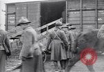 Image of American soldiers reach a French railroad station World War 1 France, 1917, second 49 stock footage video 65675035882