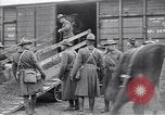 Image of American soldiers reach a French railroad station World War 1 France, 1917, second 55 stock footage video 65675035882
